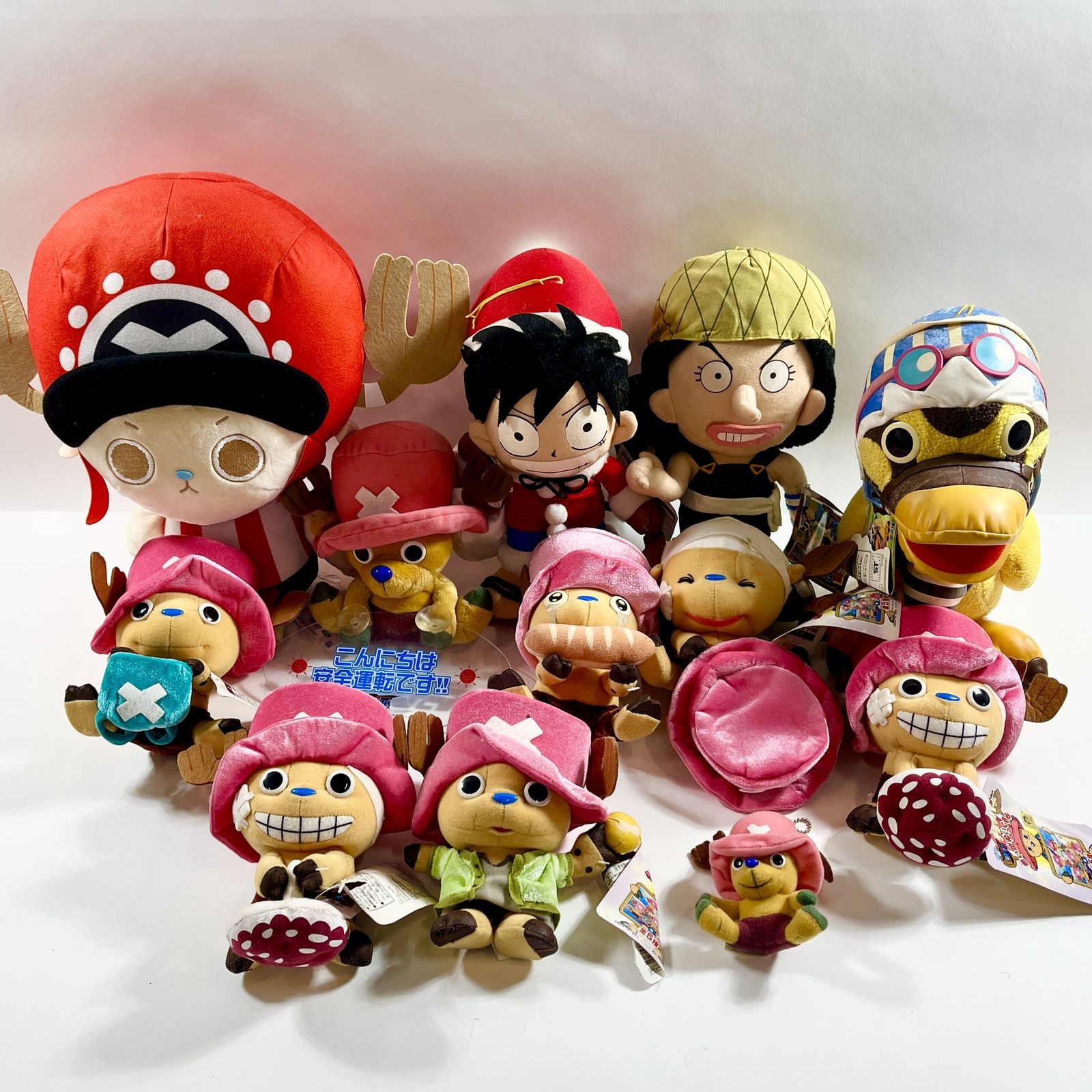 ★ ONE PIECE ワンピース ぬいぐるみ 12点 まとめ商品 チョッパー ルフィー ウソップ カルー など 現状品