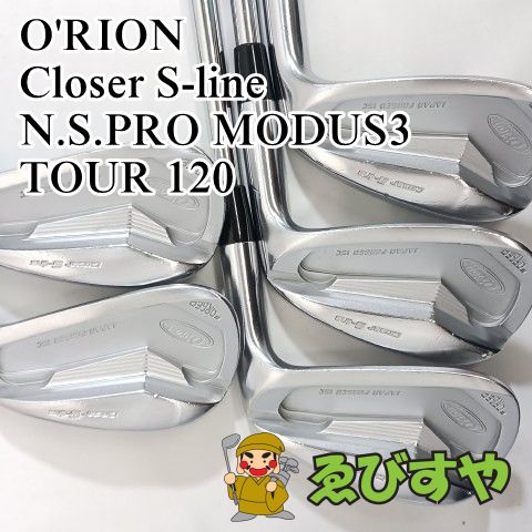 【中古】アイアンセット O'RION Closer S-line N.S.PRO MODUS3 TOUR 120 S 27[6607] 42,480円