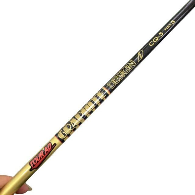 【中古】 コブラスリーブ付き(DARKSPEED系) グラファイトデザインドライバー用 シャフト Tour AD CQ-5 (フレックスS)Bランク ゴルフクラブ