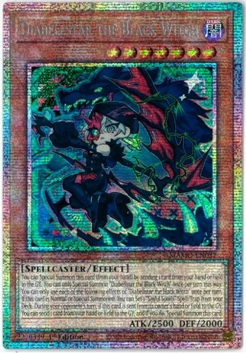 遊戯王/英語版/EU版/黒魔女ディアベルスター/Diabellstar the Black Witch/スターライトレア/1st Edition/マグニフィセント・モンスターズ/MAMO-EN032