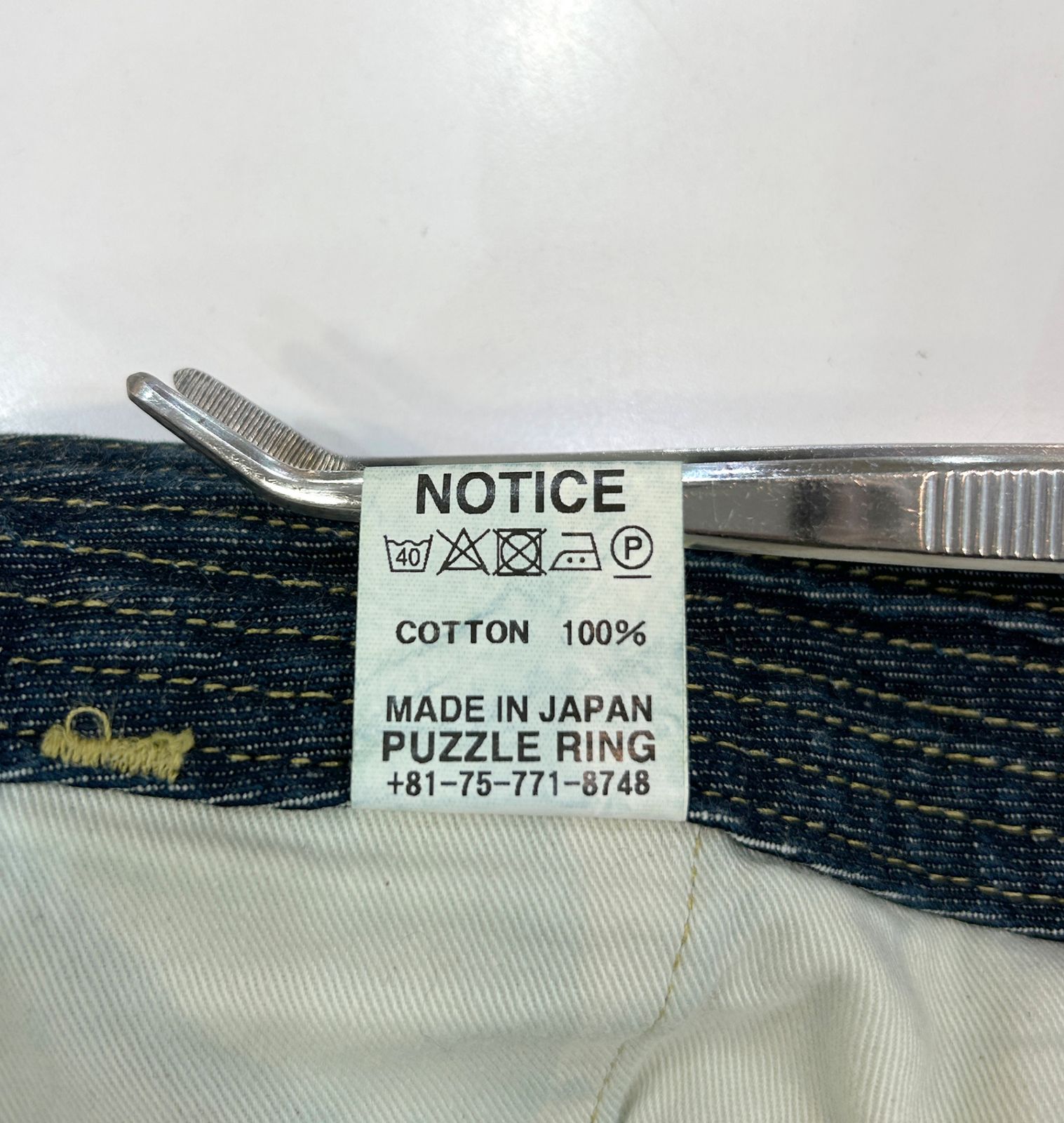 SASSAFRAS (L) フォールリーフ デニムパンツ ササフラス K9-10