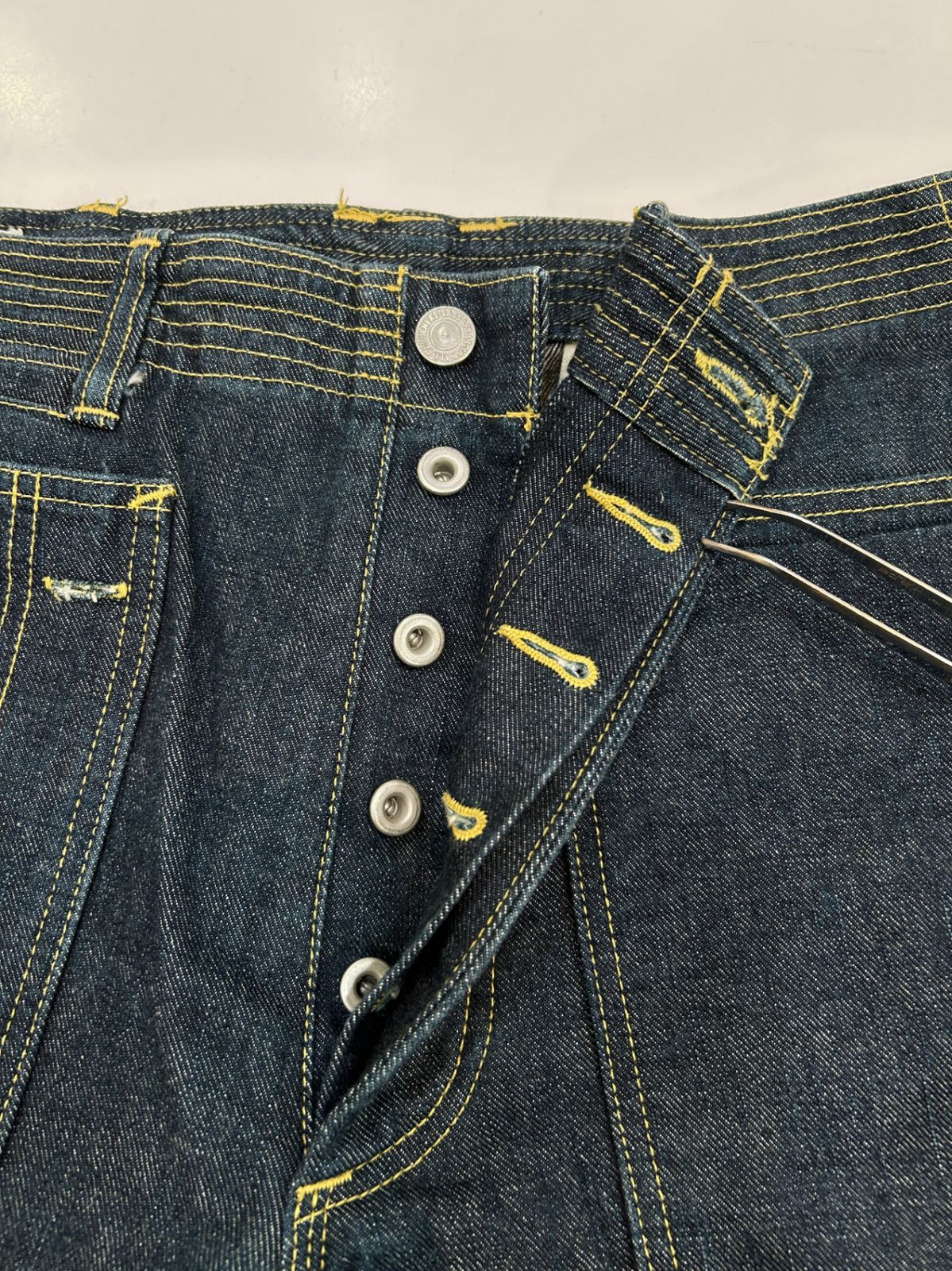 SASSAFRAS (L) フォールリーフ デニムパンツ ササフラス K9-10