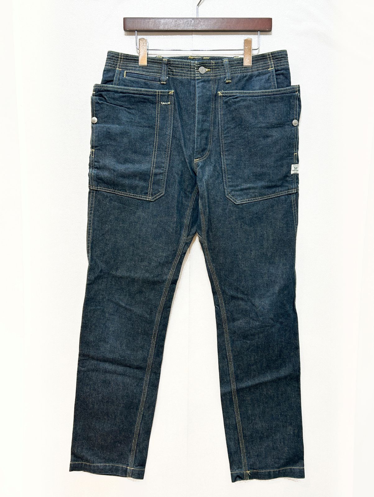 SASSAFRAS (L) フォールリーフ デニムパンツ ササフラス K9-10その他