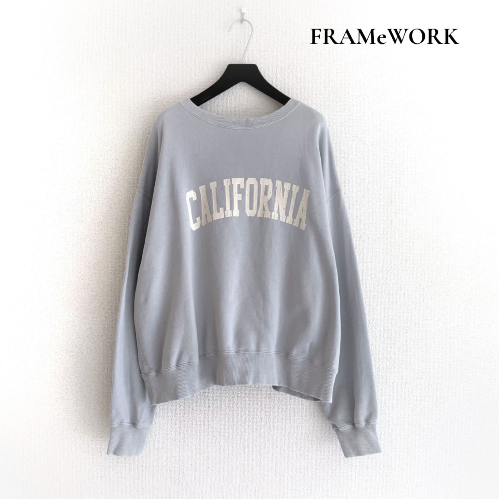 ◇美品 2026 ◇ FRAMeWORK フレームワーク PRINT スウェット