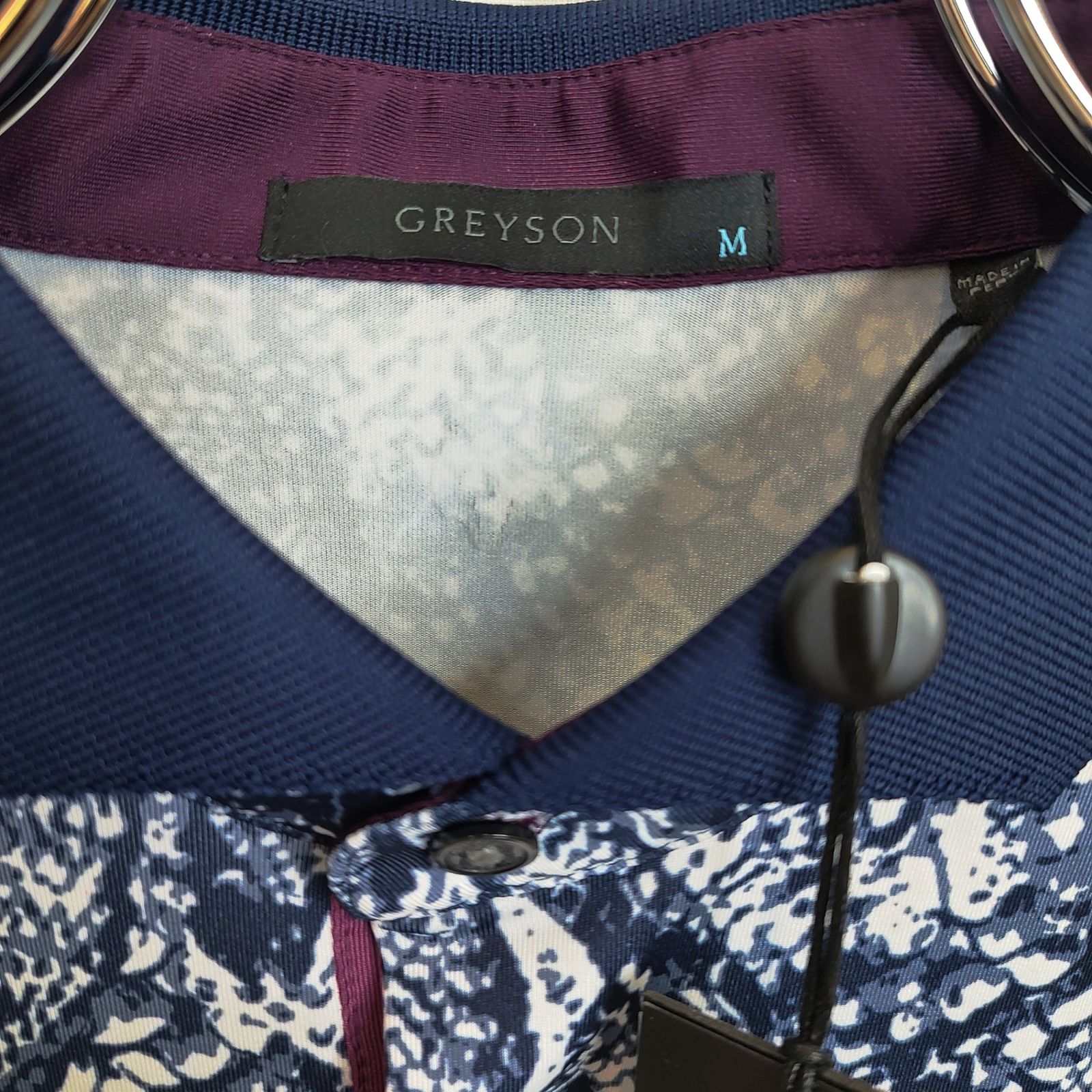 GREYSON グレイソン 25SS WOLF SCALES POLO 総柄 半袖 ポロシャツ