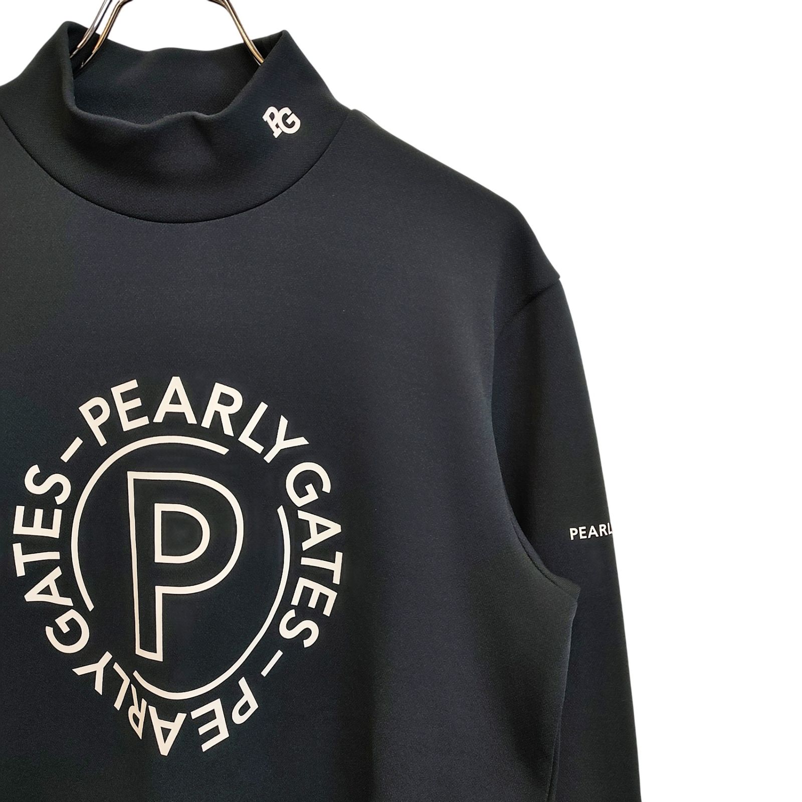 PEARLY GATES パーリーゲイツ ゴルフ 23SS 長袖 モックネック Tシャツ