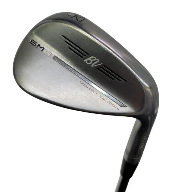 【中古】 タイトリスト VOKEY SPIN MILLED SM9 ツアークロム 52°/08°F ウェッジ WG BV 105 (フレックスその他) メンズ 男性用 右利き 右用 Dランク ゴルフクラブ