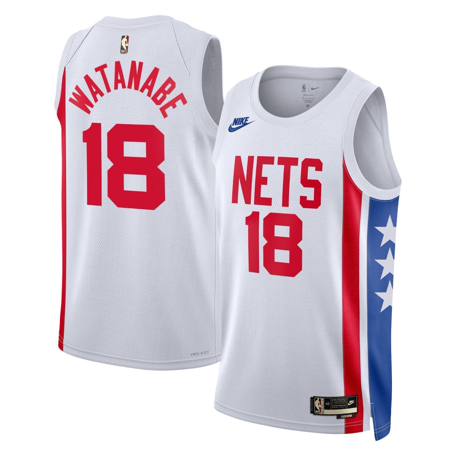 NIKE｜ナイキ NBA Brooklyn Nets Watanabe Yuta #18 Nike Swingman Classic Jersey 渡邊雄太 ブルックリン・ネッツ ユニフォーム ステートメント スウィングマン ジャージ 32,175円