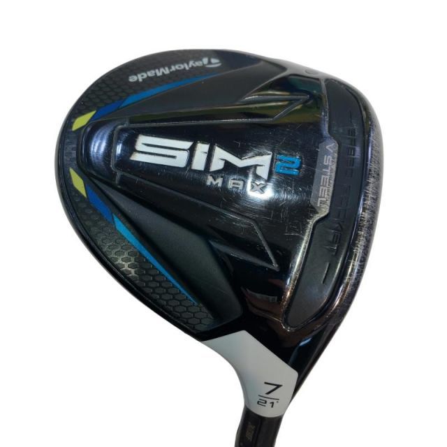 【中古】 テーラーメイド SIM2 MAX 7W フェアウェイウッド FW TENSEI BLUE TM50(SIM2 FW) (フレックスSR) メンズ 男性用 右利き 右用 Cランク ゴルフクラブ