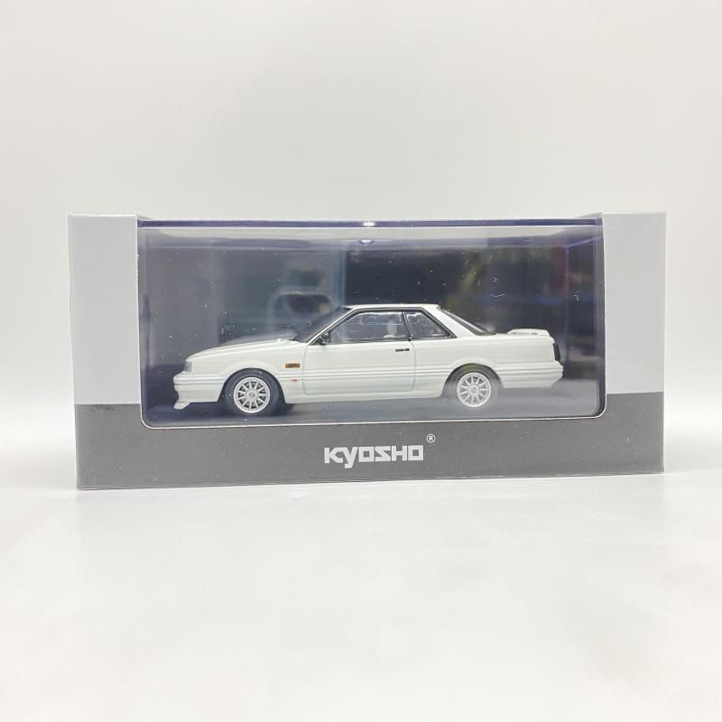 【中古】 開封) １／４３ 京商 ニッサン スカイライン ＧＴＳ ＮＩＳＭＯ (Ｒ３１) ホワイトパール [24]