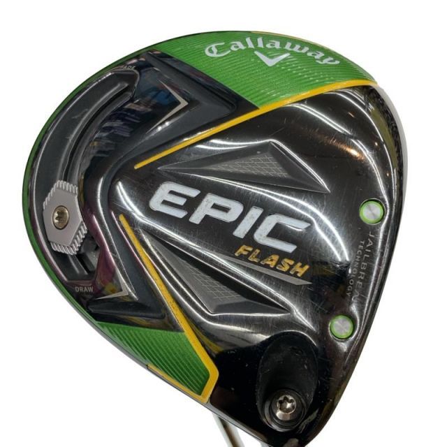 【中古】 キャロウェイ EPIC FLASH 9° ドライバー DR 純正特注シャフト (フレックスS) メンズ 男性用 右利き 右用 Cランク ゴルフクラブ