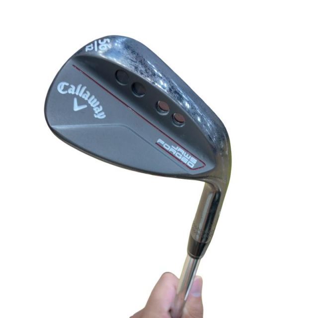 【中古】 キャロウェイ JAWS FORGED(2023) チャコールブラック 56°/12° ウェッジ WG Dynamic Gold (フレックスS) メンズ 男性用 右利き 右用 Cランク ゴルフクラブ