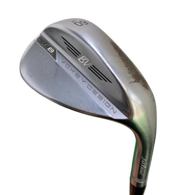 【中古】 タイトリスト VOKEY SPIN MILLED SM8 ツアークロム 60°/14°K ウェッジ WG Dynamic Gold (フレックスS) メンズ 男性用 右利き 右用 Dランク ゴルフクラブ