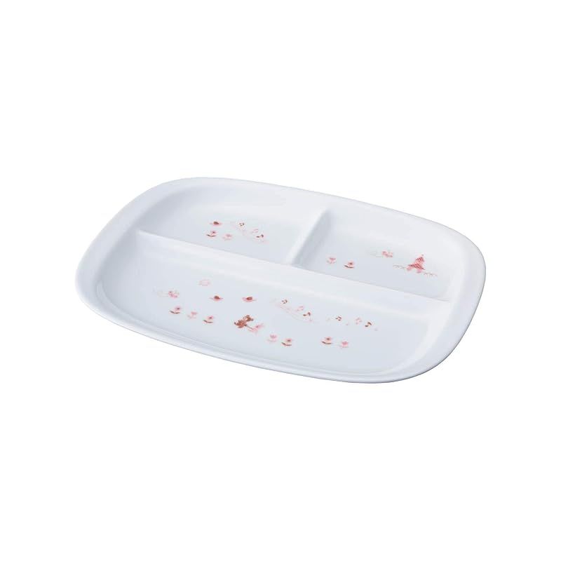 【新品】 Noritake ノリタケ ランチプレート 26cm ライトステップ お子様用食器 電子レンジ対応 食洗器対応 1枚 ピンク ファインポーセレン(強化磁器) 69701K/5002-1