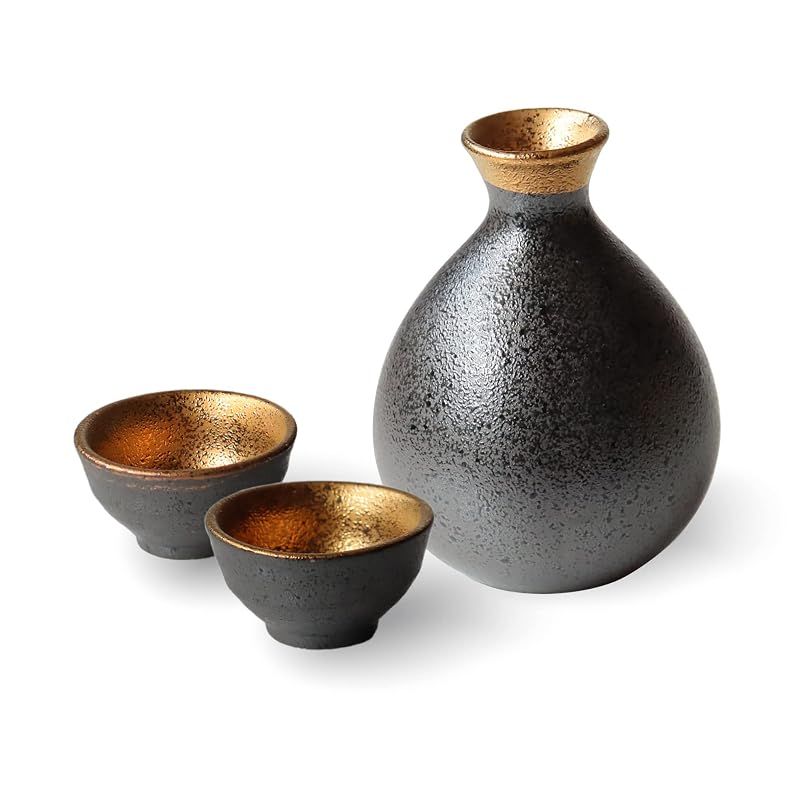 【新品】 アワサカ(Awasaka) 仁峰 ジャパンゴールド 酒器揃 SK-2112 6,279円