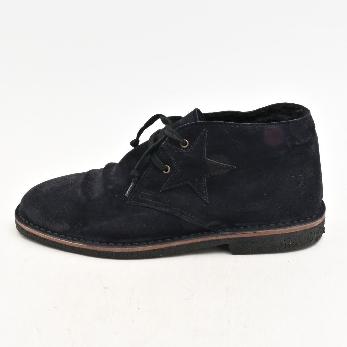 GOLDEN GOOSE(ゴールデングース) ショートブーツ 41 メンズ - ダークネイビー チャッカブーツ ムートン