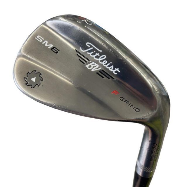 【中古】 タイトリスト VOKEY SPIN MILLED SM6 スティールグレー 52°/12°F ウェッジ WG Dynamic Gold (フレックスS) メンズ 男性用 右利き 右用 Dランク ゴルフクラブ