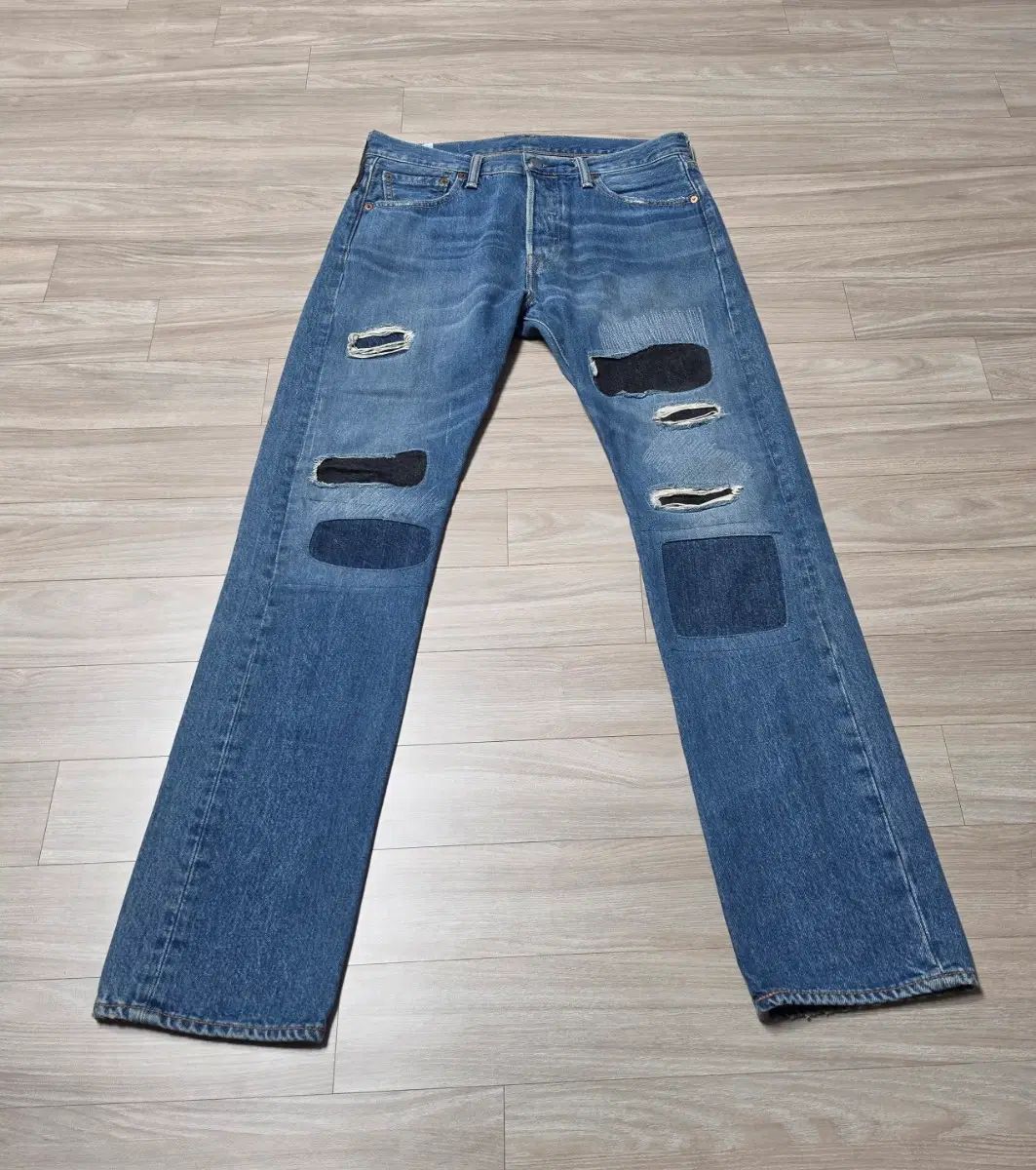 リーバイス / 501 パッチワーク インディゴ / 30 8,993円