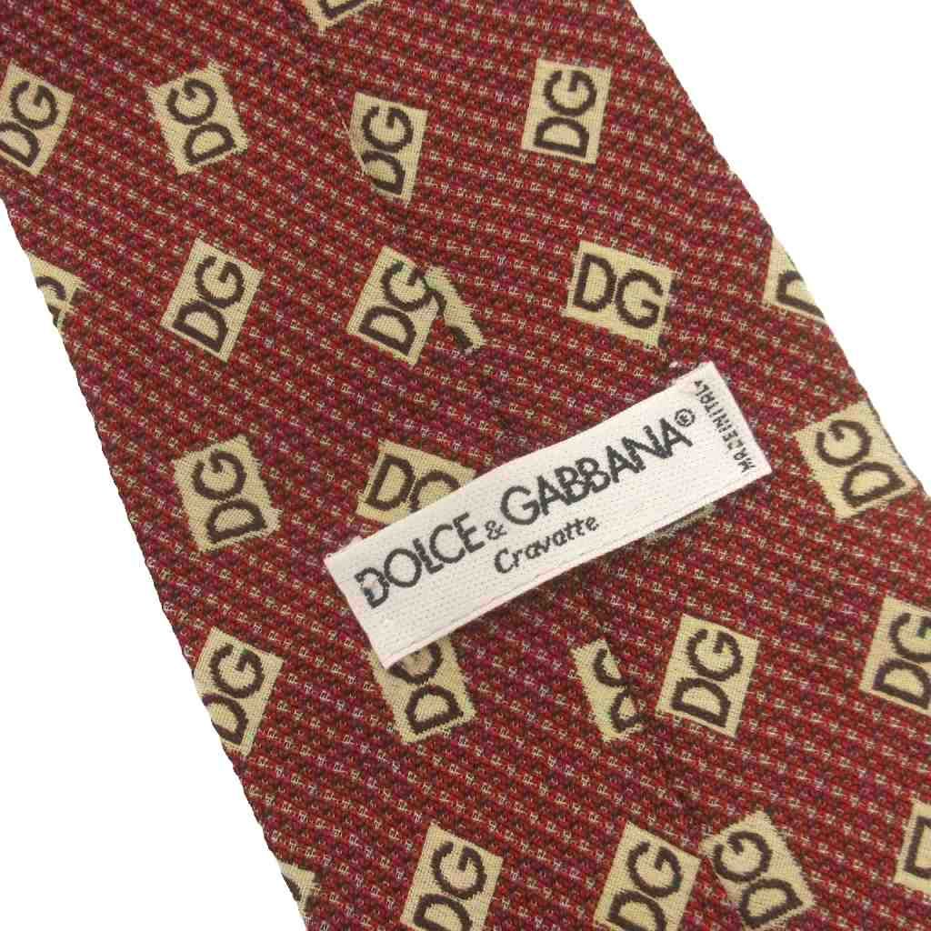 ドルチェ&ガッバーナ ドルガバ DOLCE&GABBANA シルク ネクタイ ワイド