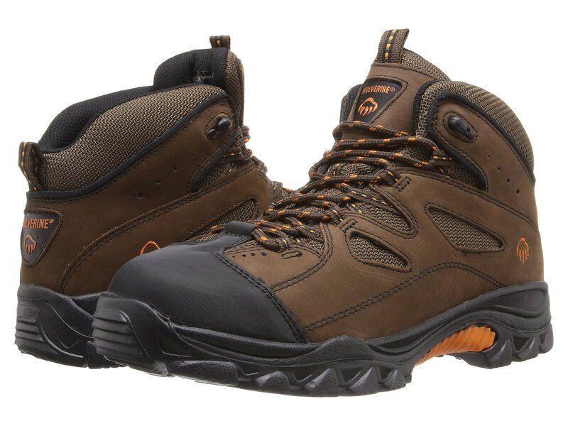 ウルヴァリン メンズ シューズ ブーツ・レインブーツ Hudson Wolverine Hiker BrownBlack ブラック