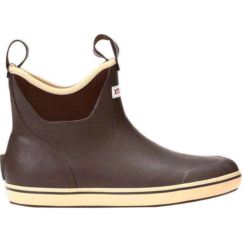 エクストラタフ メンズ シューズ ブーツ・レインブーツ アンクル ブーツ Xtratuf Ankle 6in Deck Boot Mens ChocolateTan チョコレート