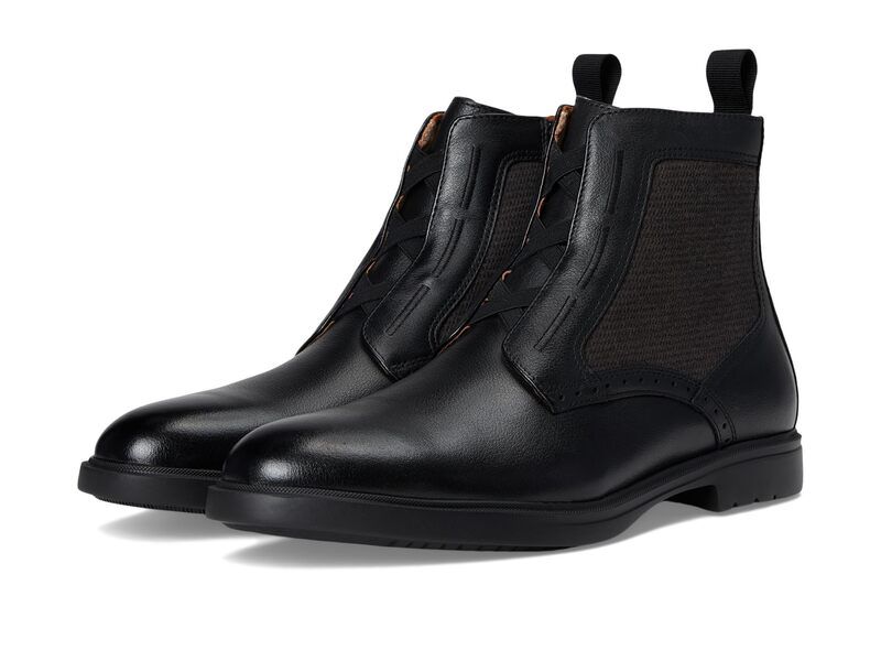 ステイシーアダムス メンズ シューズ ブーツ・レインブーツ レース Stacy Adams Thompson Elastic Lace Inside Zip Boots Black ブラック 24,360円