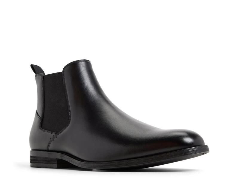 アルド メンズ シューズ ブーツ・レインブーツ ALDO Collen Boot Black Leather ブラック