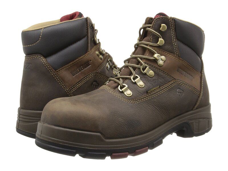ウルヴァリン メンズ シューズ ブーツ・レインブーツ Wolverine Cabor EPX PC Dry Waterproof 6 Boot Composite Toe Dark Coffee コー