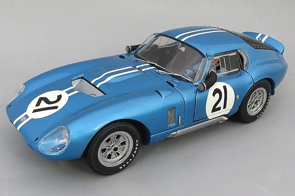 【中古】ミニカー 1/18 COBRA DAYTONA COUPE #21(ブルー×ホワイト) 「RACING LEGENDS」