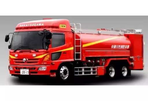 【中古】ミニカー 1/64 岐阜県中津川市消防本部 大型水槽車(ハイルーフ) [ACT0003]