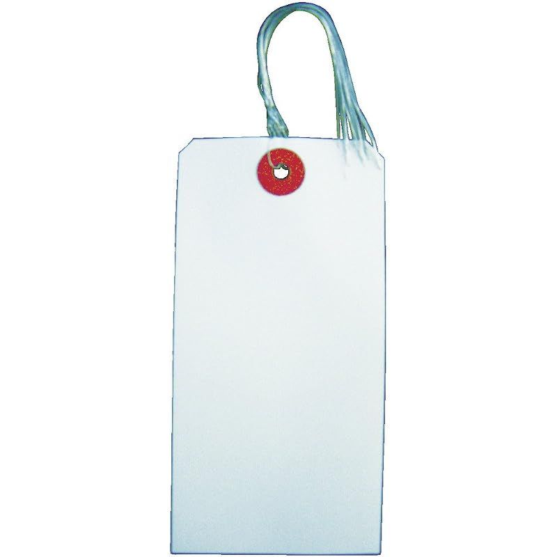 【ケース販売】TRUSCO(トラスコ) 針金付き荷札 120×60MM 200枚 THNF-L-200×20パック