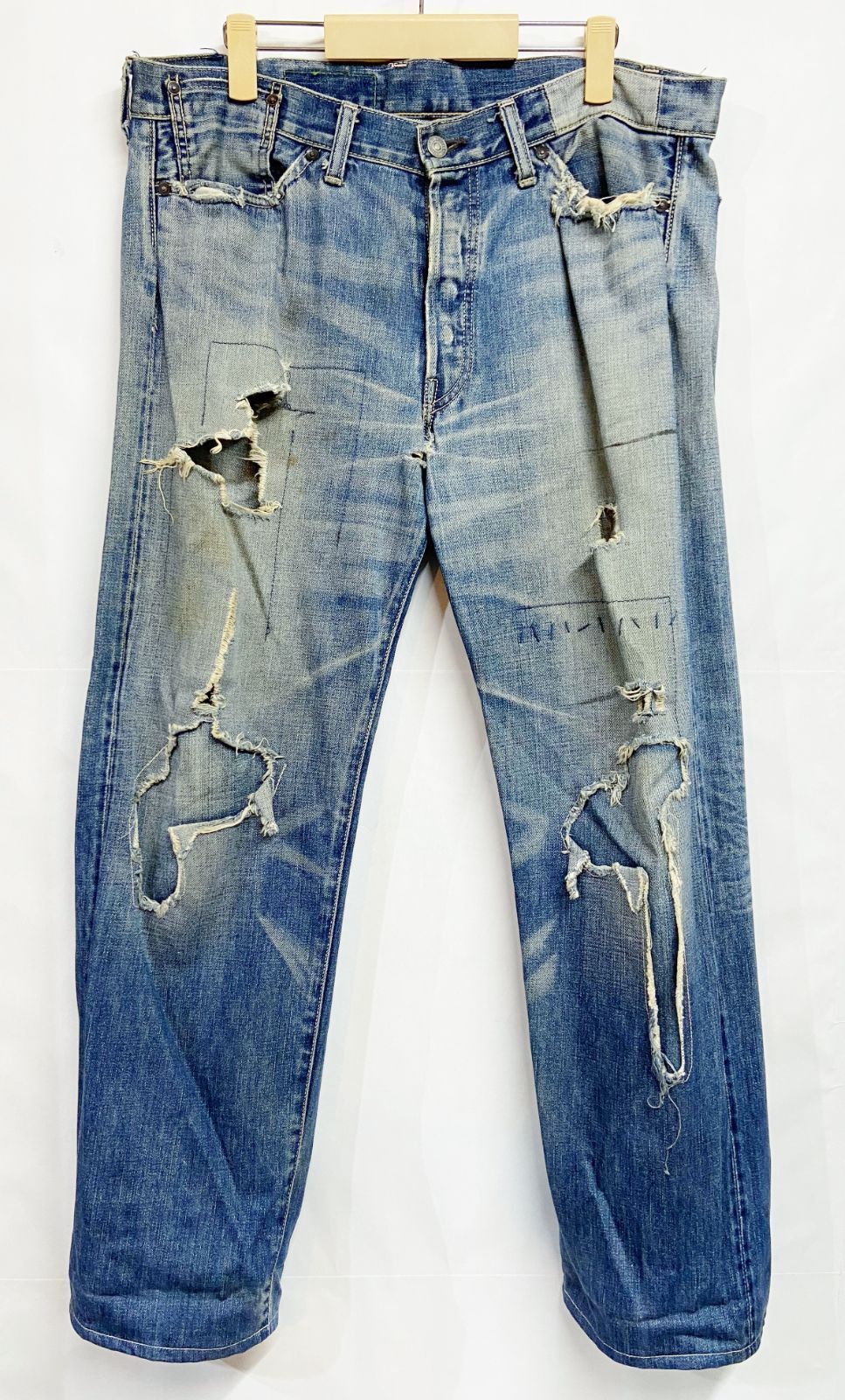 LEVIS VINTAGE CLOTHING リーバイスビンテージクロージング 501XX 1955復刻モデル デニムパンツ 赤耳 セルビッチ ビッグE LVC 55501 日本製