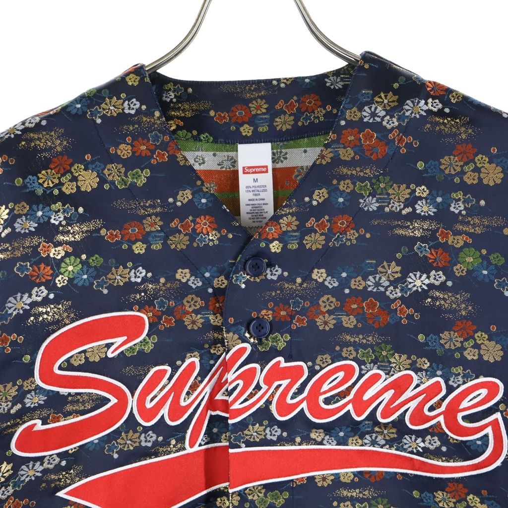 SUPREME (シュプリーム) 26SS Floral Jacquard Baseball Jersey