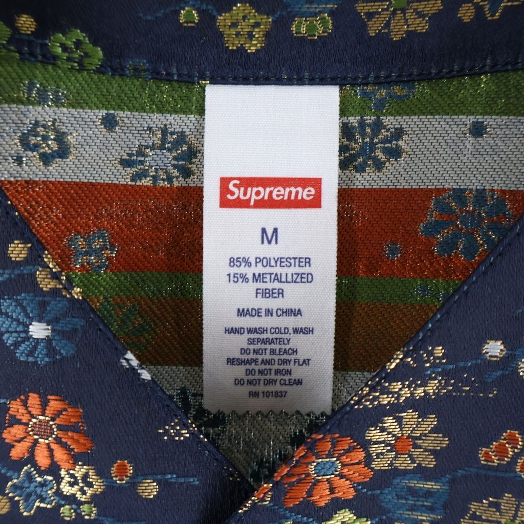 SUPREME (シュプリーム) 26SS Floral Jacquard Baseball Jersey