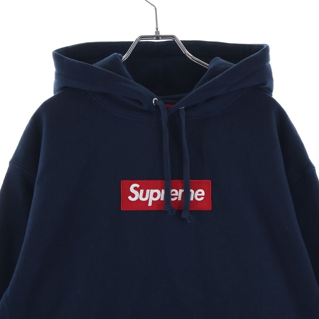 SUPREME (シュプリーム) 24AW Box Logo Hooded Sweatshirt Navy
