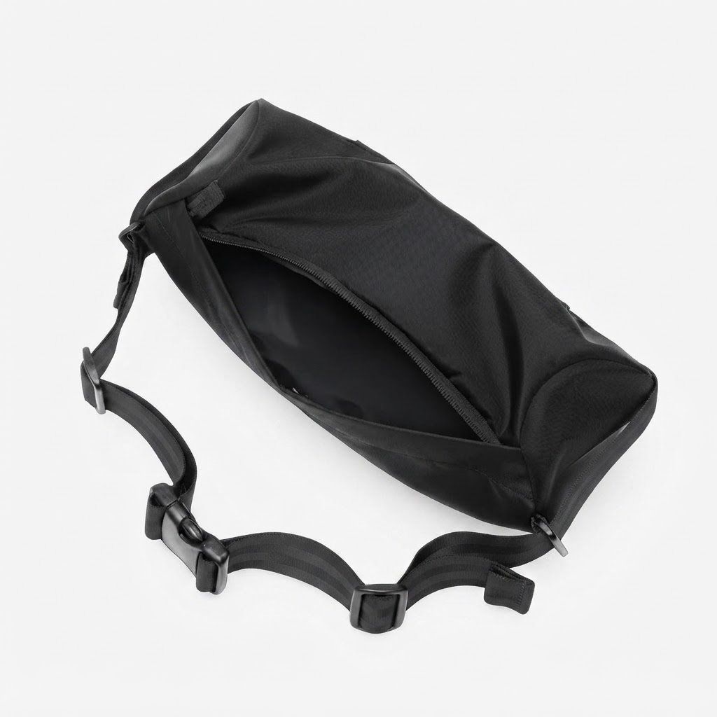 未使用保管品 土屋鞄 CORDURA ECO クロスボディバッグ 軽量 ブラック