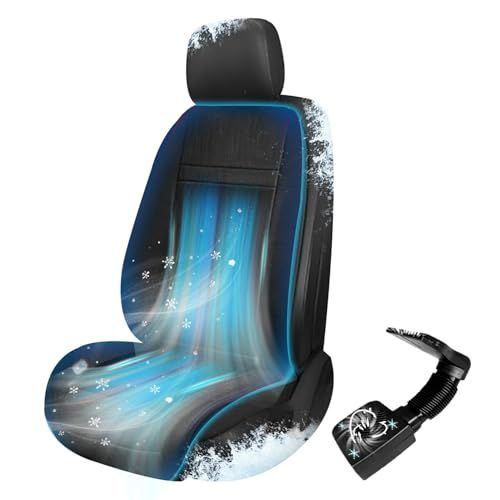 シートクーラー 車 クールシート ファン外付け型 綿麻&メッシュ通気素材 3段階風量調節 自動モード 通気穴付き 蒸れない 座り心地よい ドライブ 通勤 DC12V対応 ブラック/ベージュ/グリーン 保証書付送料無料 e85e006f 8,037円