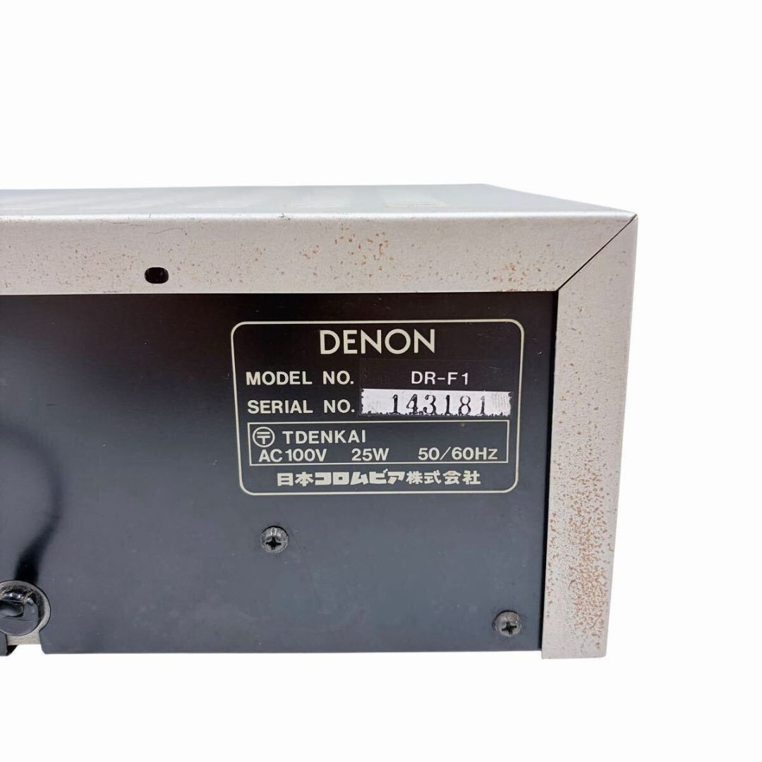 DENON DR-F1 ステレオカセットデッキ デノン カセットテープデッキ
