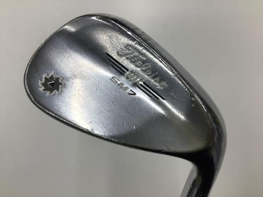 【中古】 タイトリスト VOKEY SPIN MILLED SM7 ツアークロム 56°/14°F ウェッジ WG 純正特注シャフト (フレックスS) メンズ 男性用 右利き 右用 Cランク ゴルフクラブ