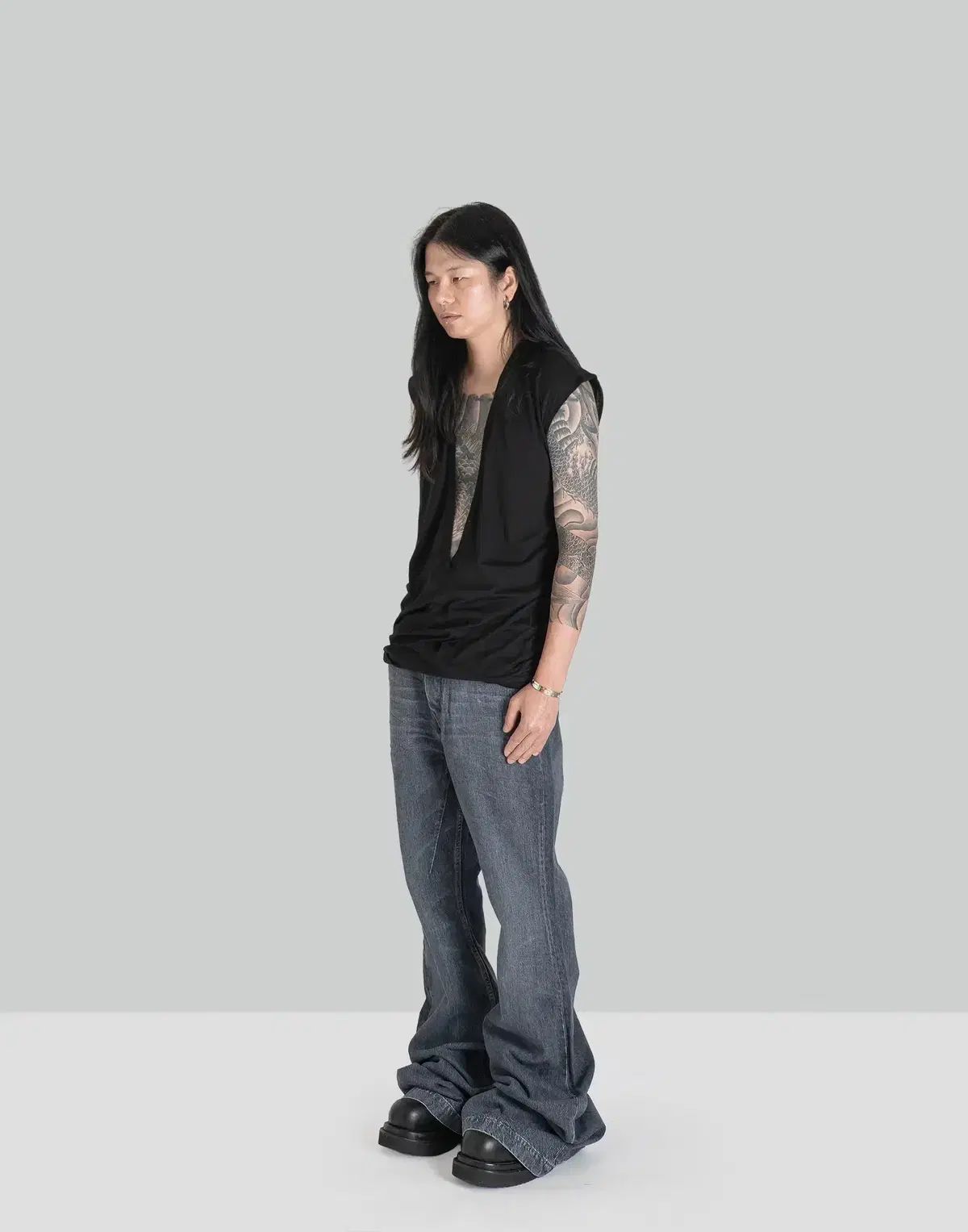 (30) RICK OWENS リックオウエンス ボール ブーツカット