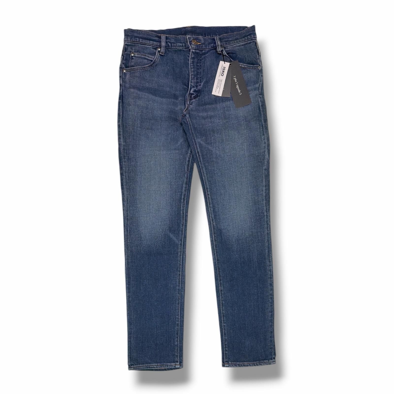参考上代102300円 未使用 1piu1uguale3 9 TAPERED デニムパンツ ジーンズ ウノピュウノウグァーレトレ MRP649 インディゴ 5 （24557M） 12,768円