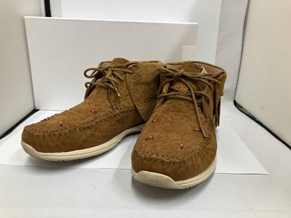 VISVIM BISVIM FBT 파모 포크 라모 포크 왈라비 부츠 데저트 부츠 카멜 카멜 US 10 박스