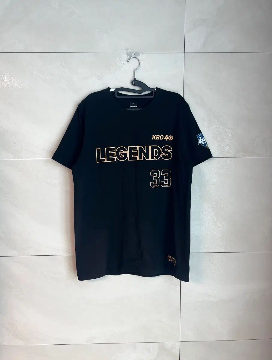 KBO 40周年 レジェンド LGツインズ 朴龍沢 半袖 Tシャツ 100