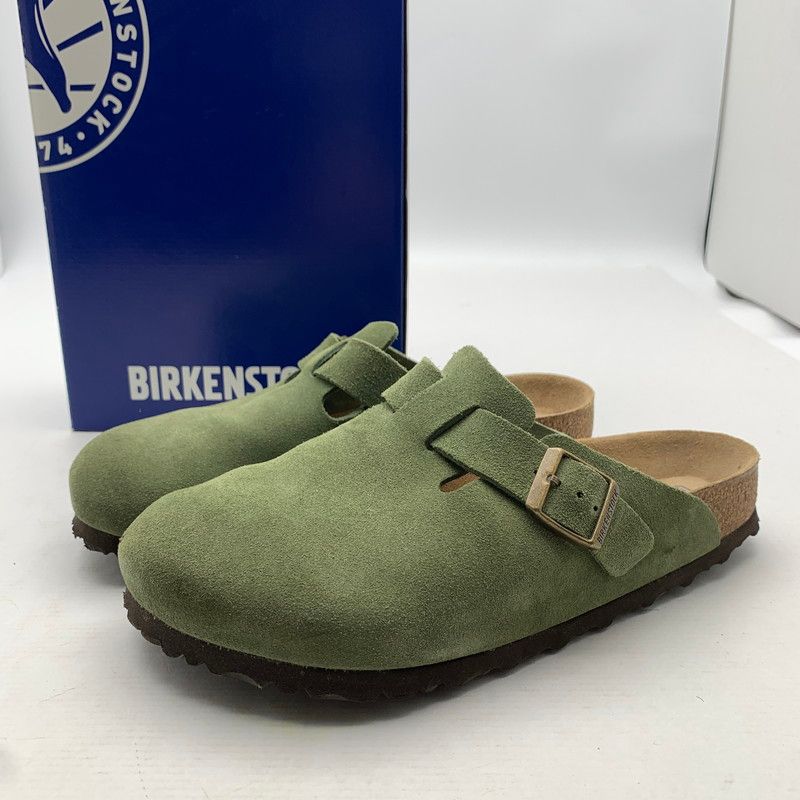 【中古品】 BIRKENSTOCK ビルケンシュトック 1014208 BOSTON クロッグ サンダル GREEN/SIZE:27.0cm 箱付属 靴 【164-260908-io-03-fuzh】 8,360円