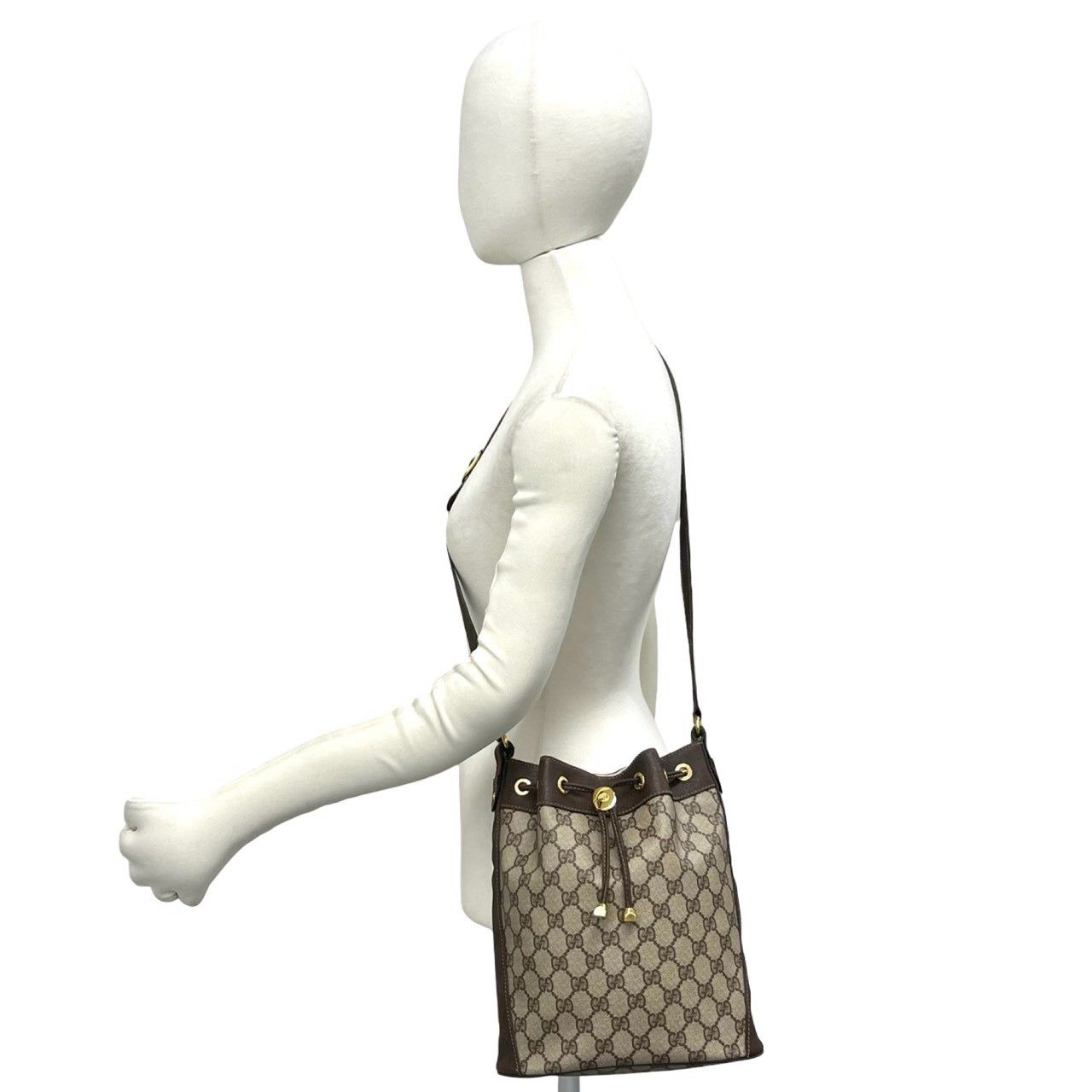 極 美品 GUCCI グッチ オールドグッチ ヴィンテージ シェリーライン GG