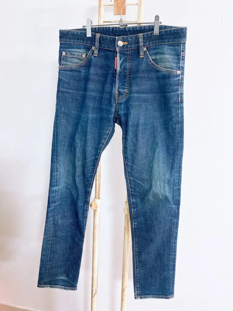 ヴィンテージ DSQUARED2 メンズ スリムフィット ストレッチデニム 30インチ