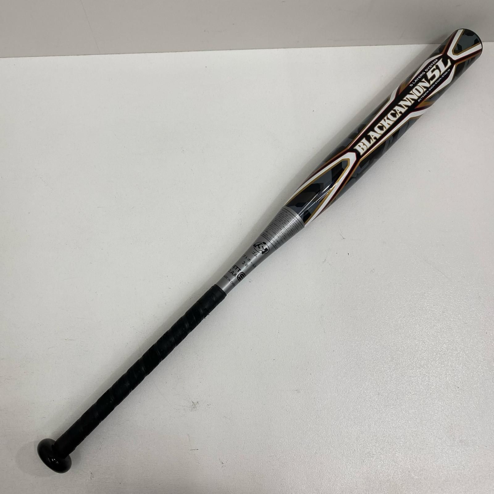 【加古川店】 ZETT BLACK CANNON 5L ﾊﾞｯﾄ BCT53214 ソフトボール用【432】