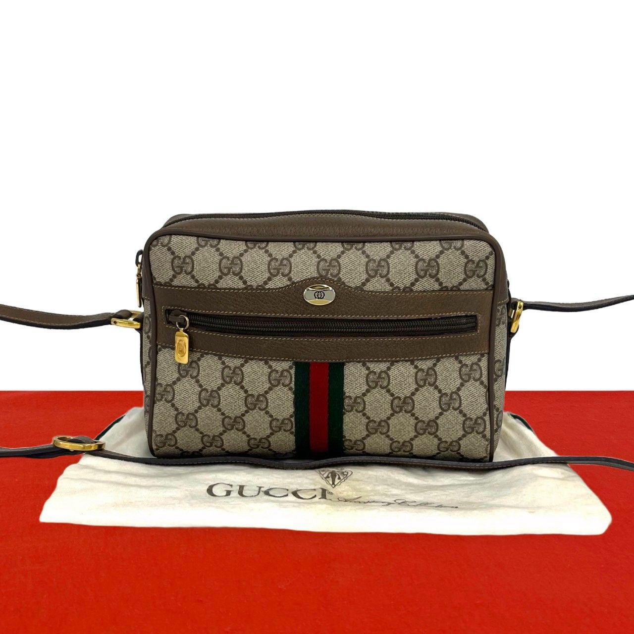 Ｙ*様 GUCCI　ショルダー 極 美品 袋付き GUCCI グッチ オールドグッチ ヴィンテージ シェリー