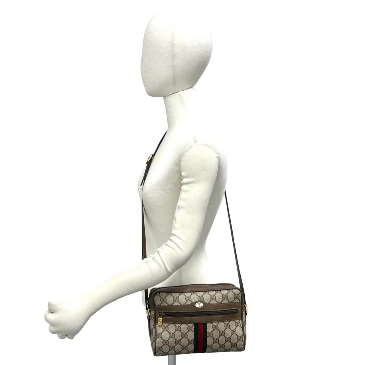 極 美品 袋付き GUCCI グッチ オールドグッチ ヴィンテージ シェリー