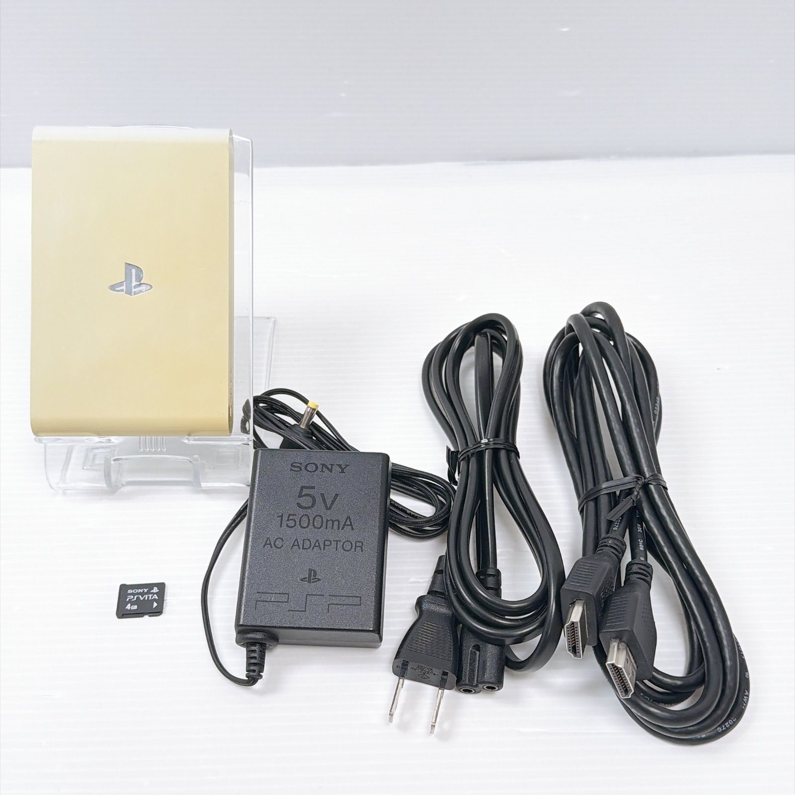 VITA TV VTE-1000 純正4GBメモリーカード付き 動作確認済み psvita vitatv SONY PlayStation ソニー プレイステーション 管理番号M2249